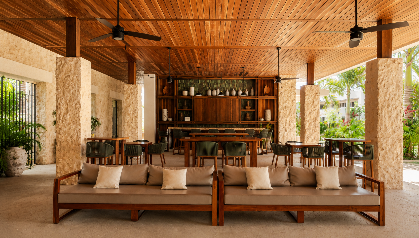 Losantos Clubhouse, the social heart of Isla Blanca Residences
