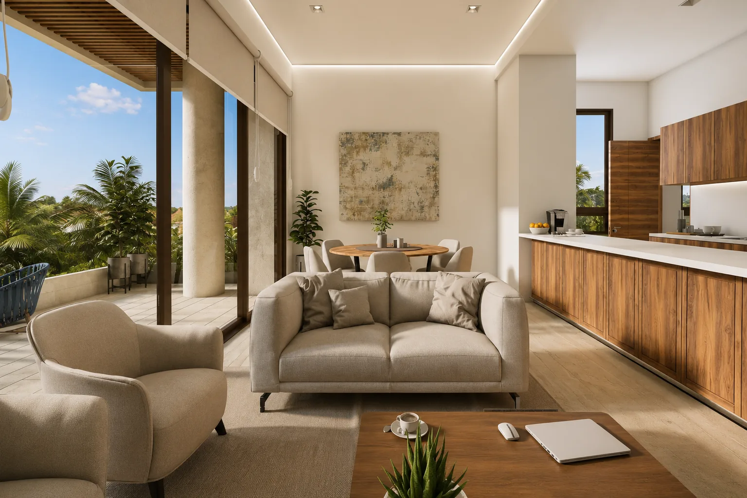 Private family residence available at Isla Blanca Residences in Cancún