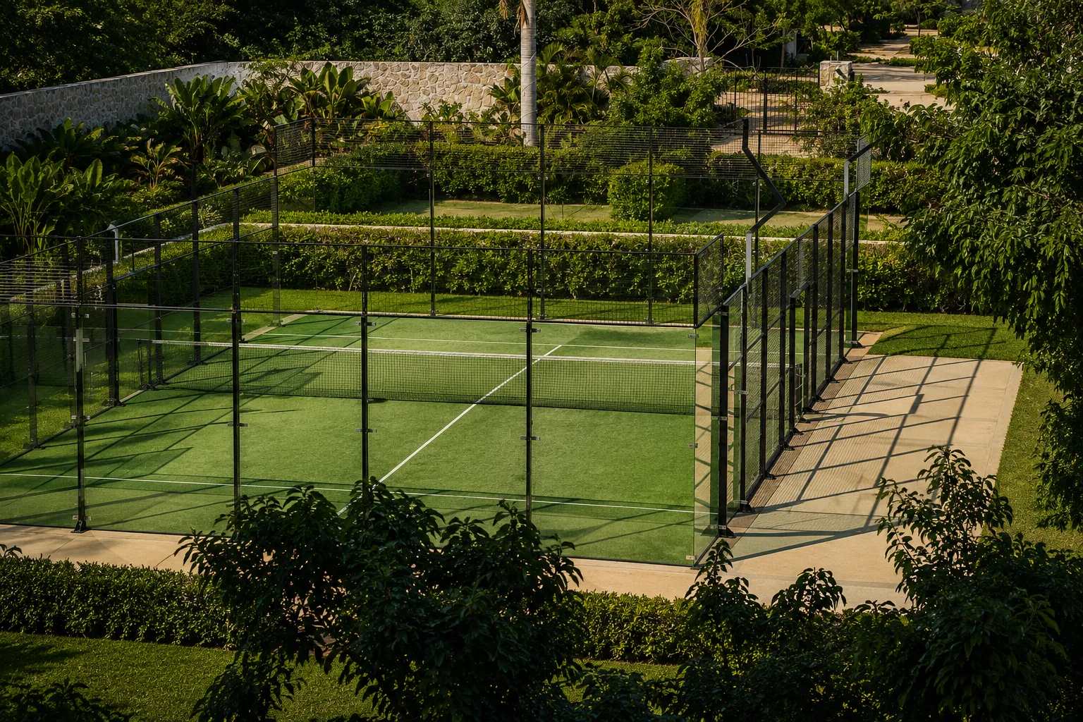 Padel court at Losantos